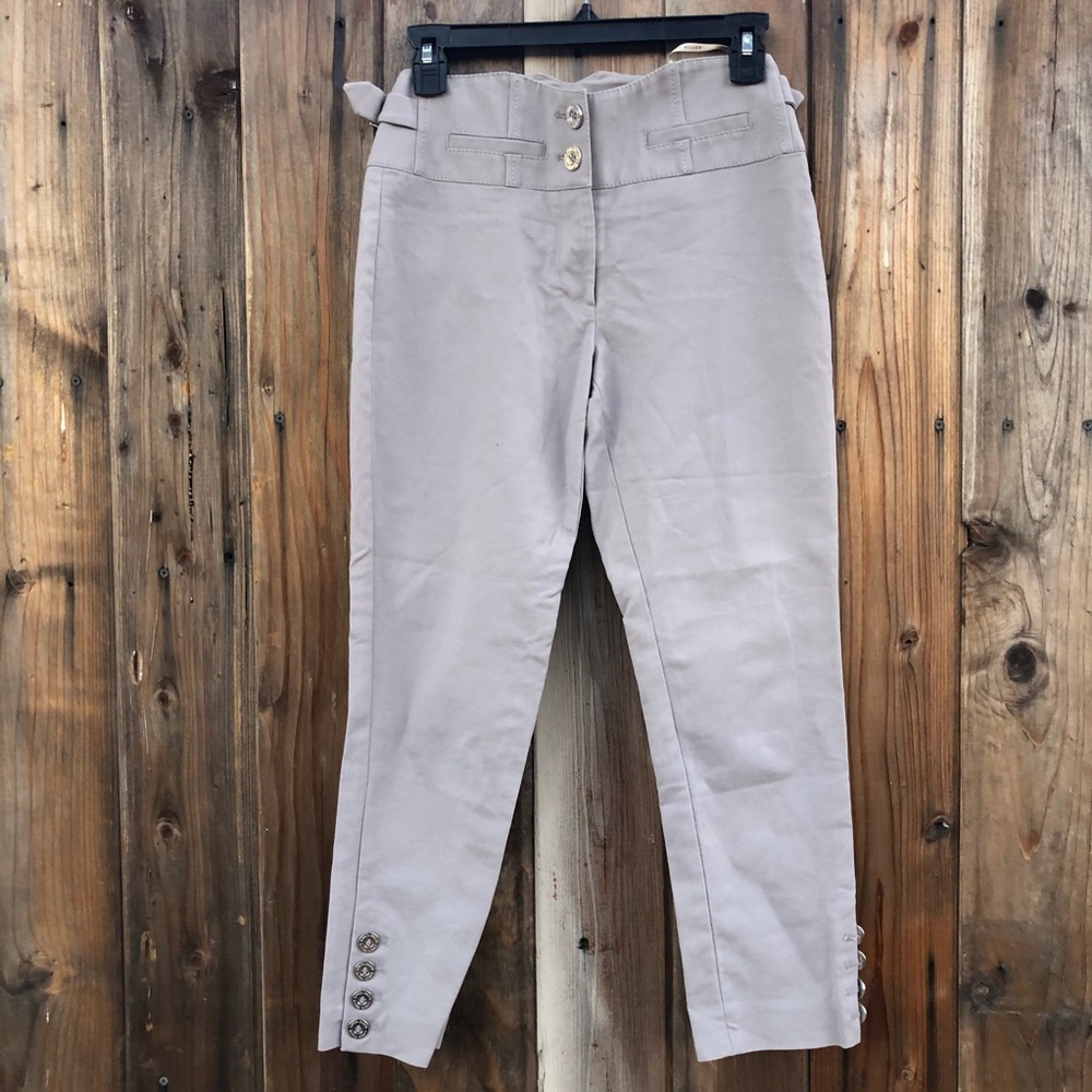 Karen Millen England Sail Pants High Waist Button